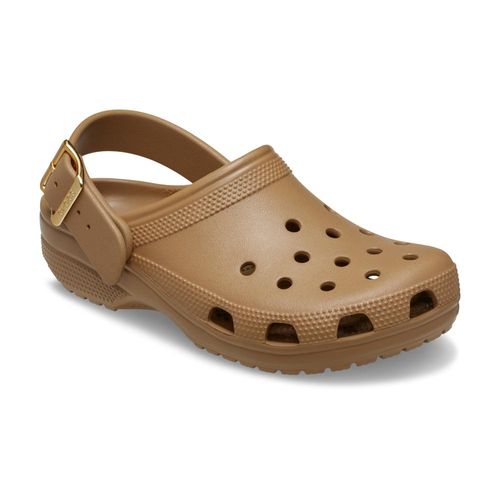 Classic Metallic Buckle Clog